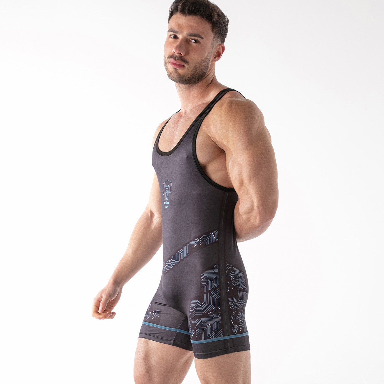 ID Party Singlet - Pup Black