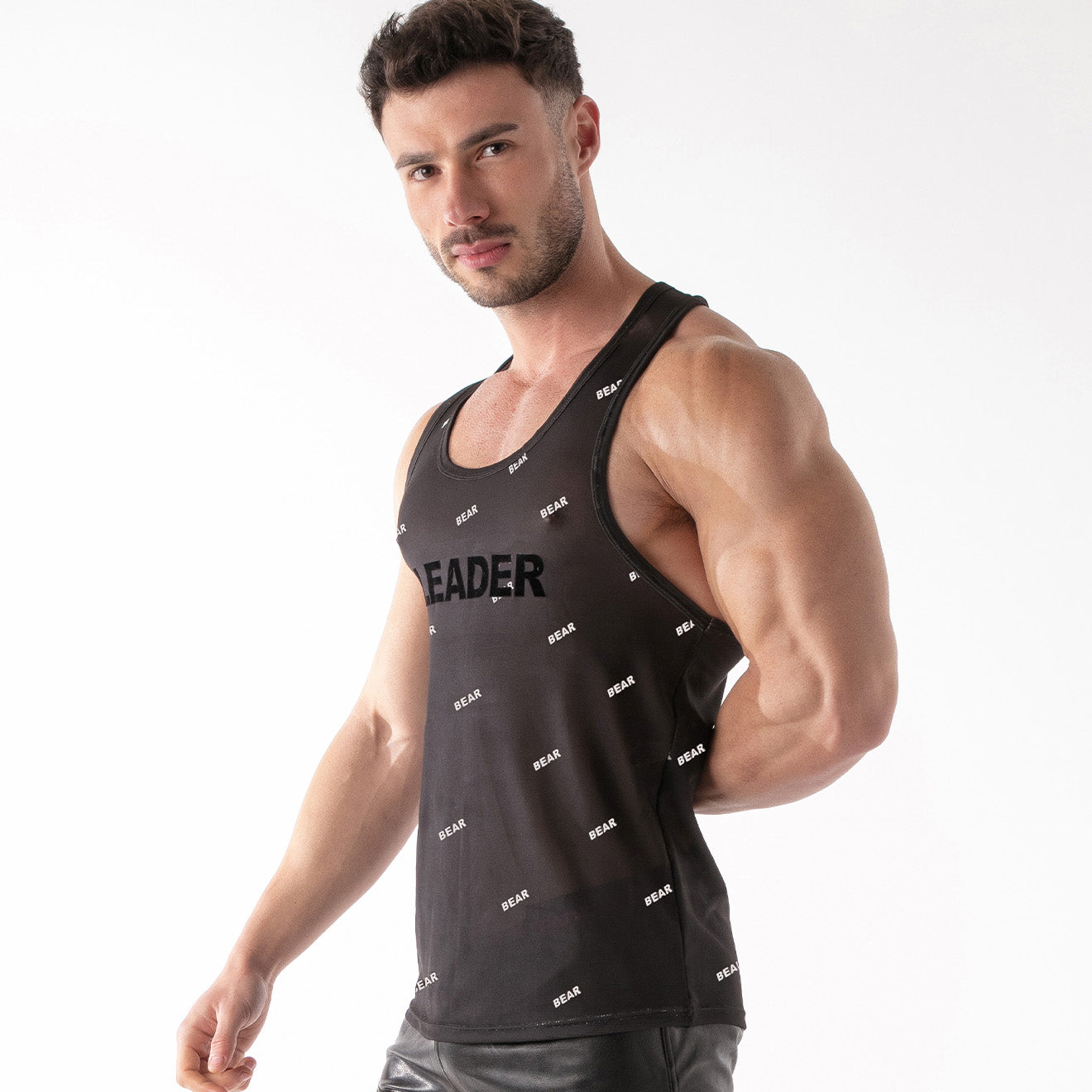 ID Mesh Tank Top - Bear Black