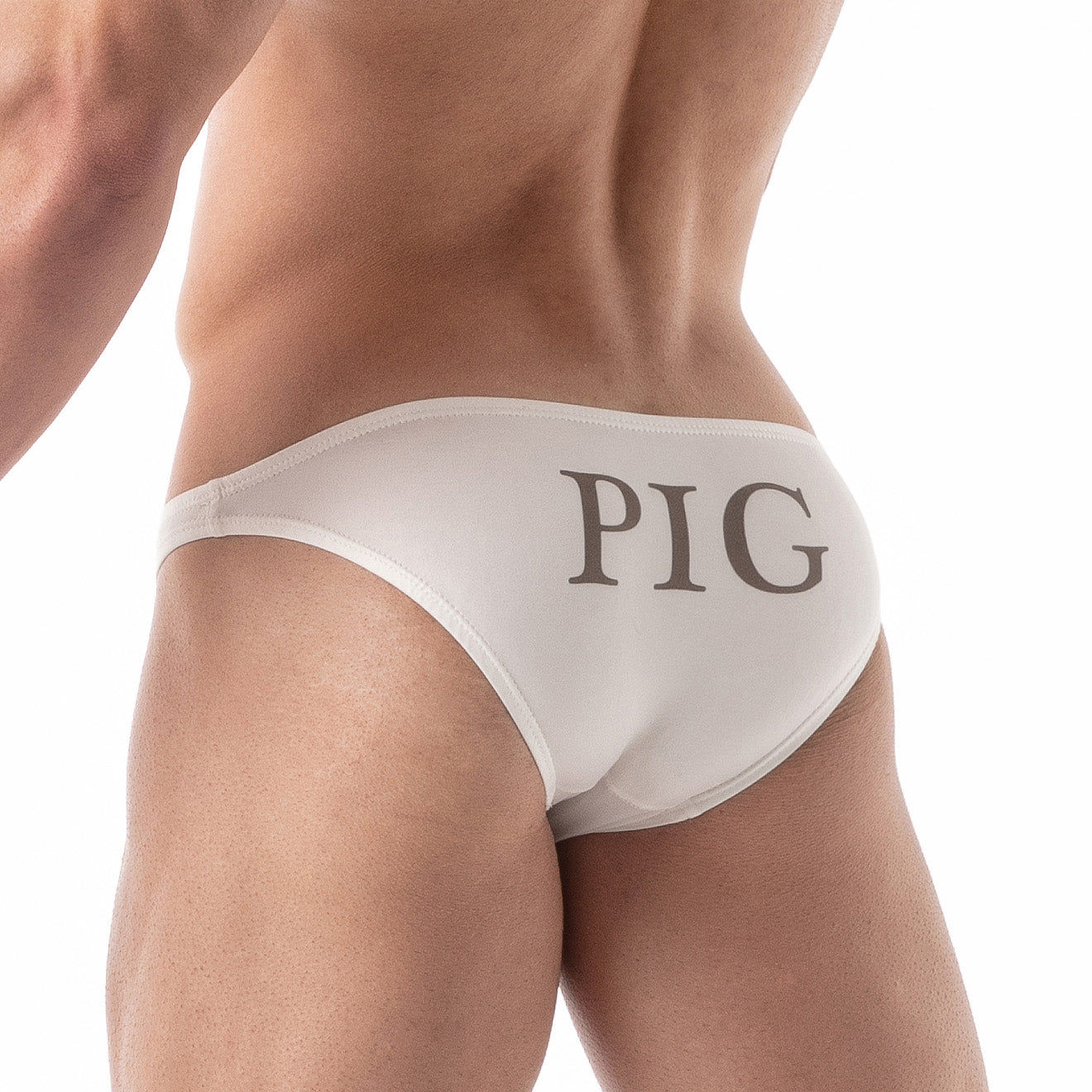 ID Bikini Briefs - Pig White