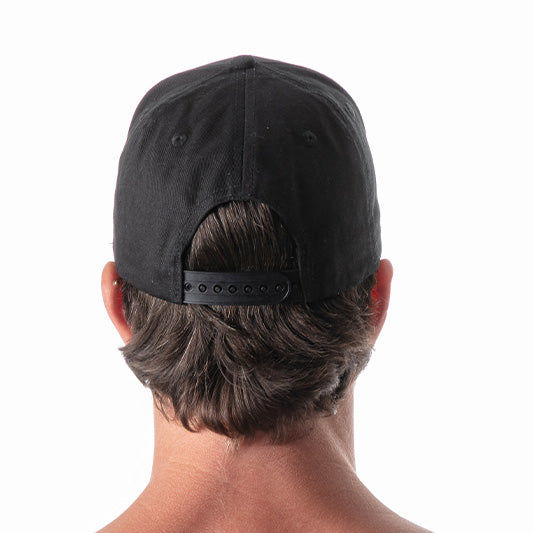 LEADER Cap w/ White Embroidery - Black