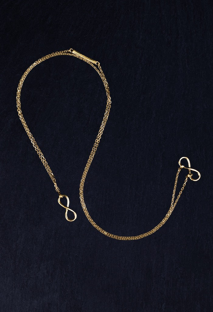 Infinity Necklace - Gold