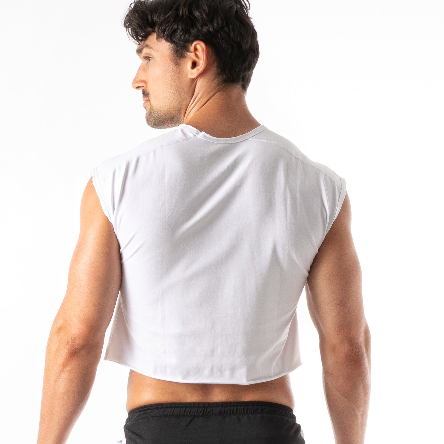Hero Crop T Shirt White