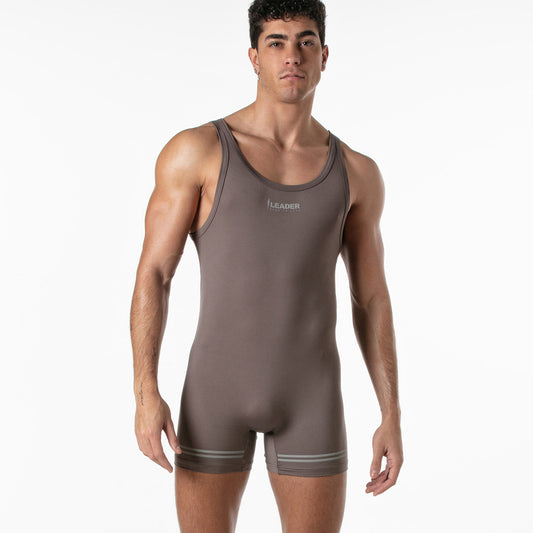 Sports Singlet Taupe