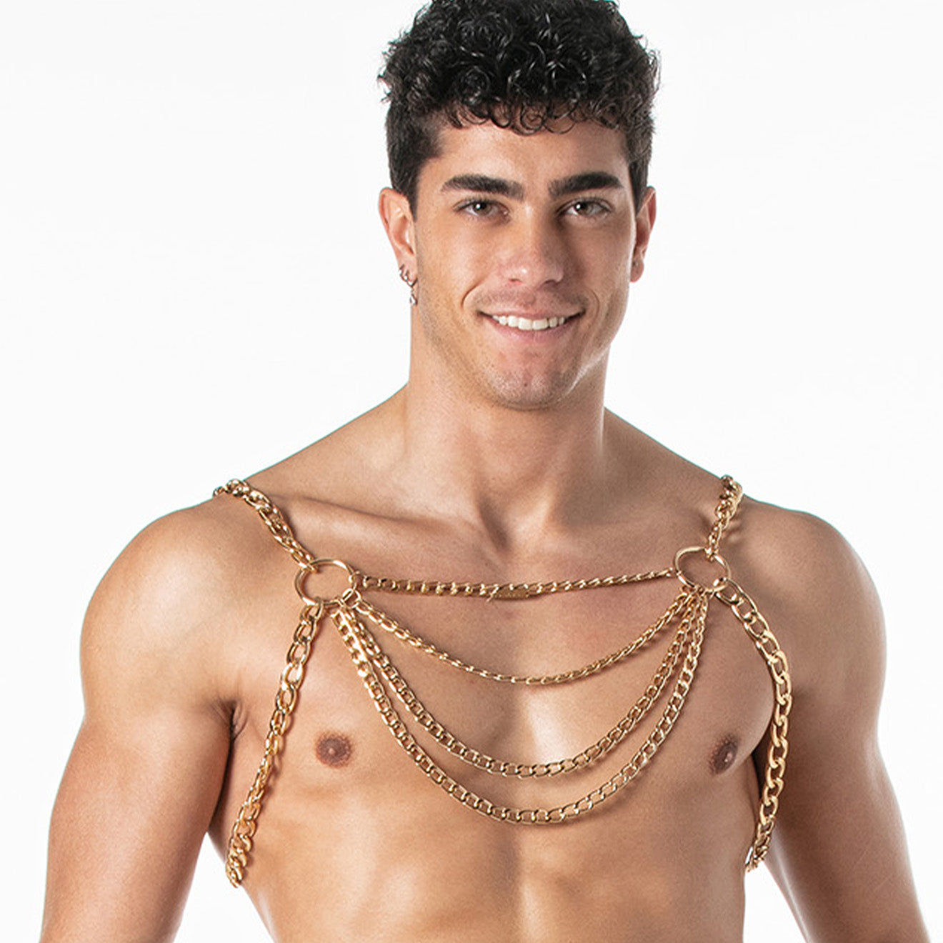 Chain Party Harness Gold