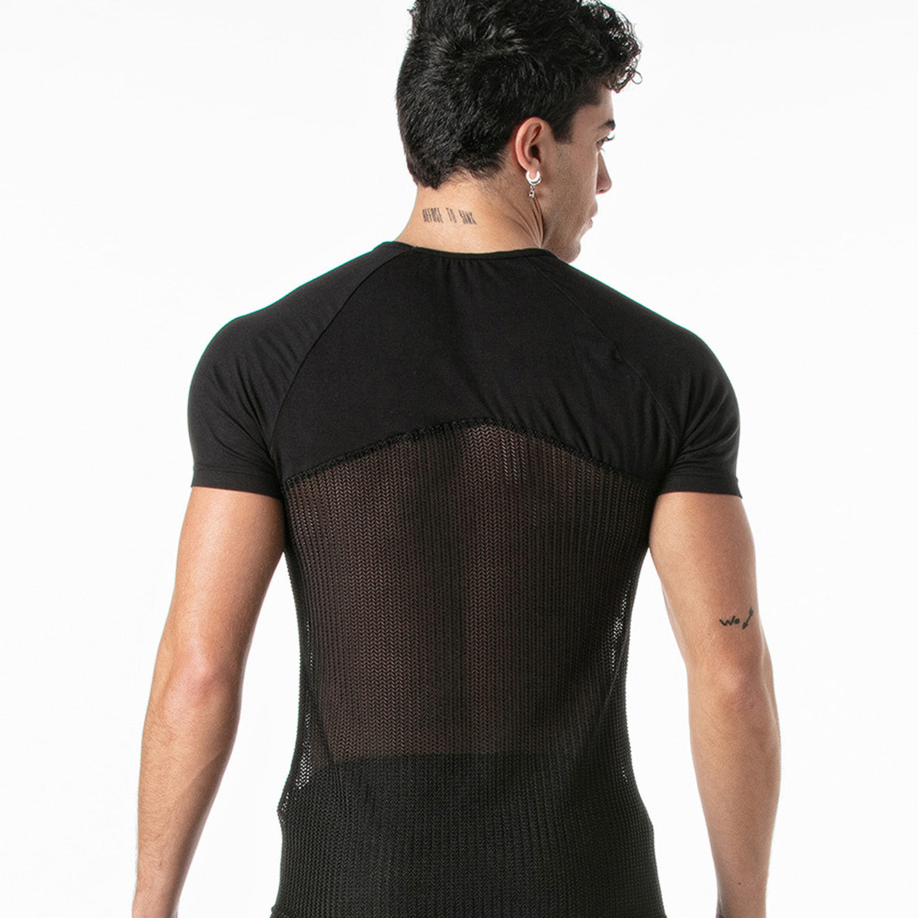 Invictus Mesh T Shirt Black