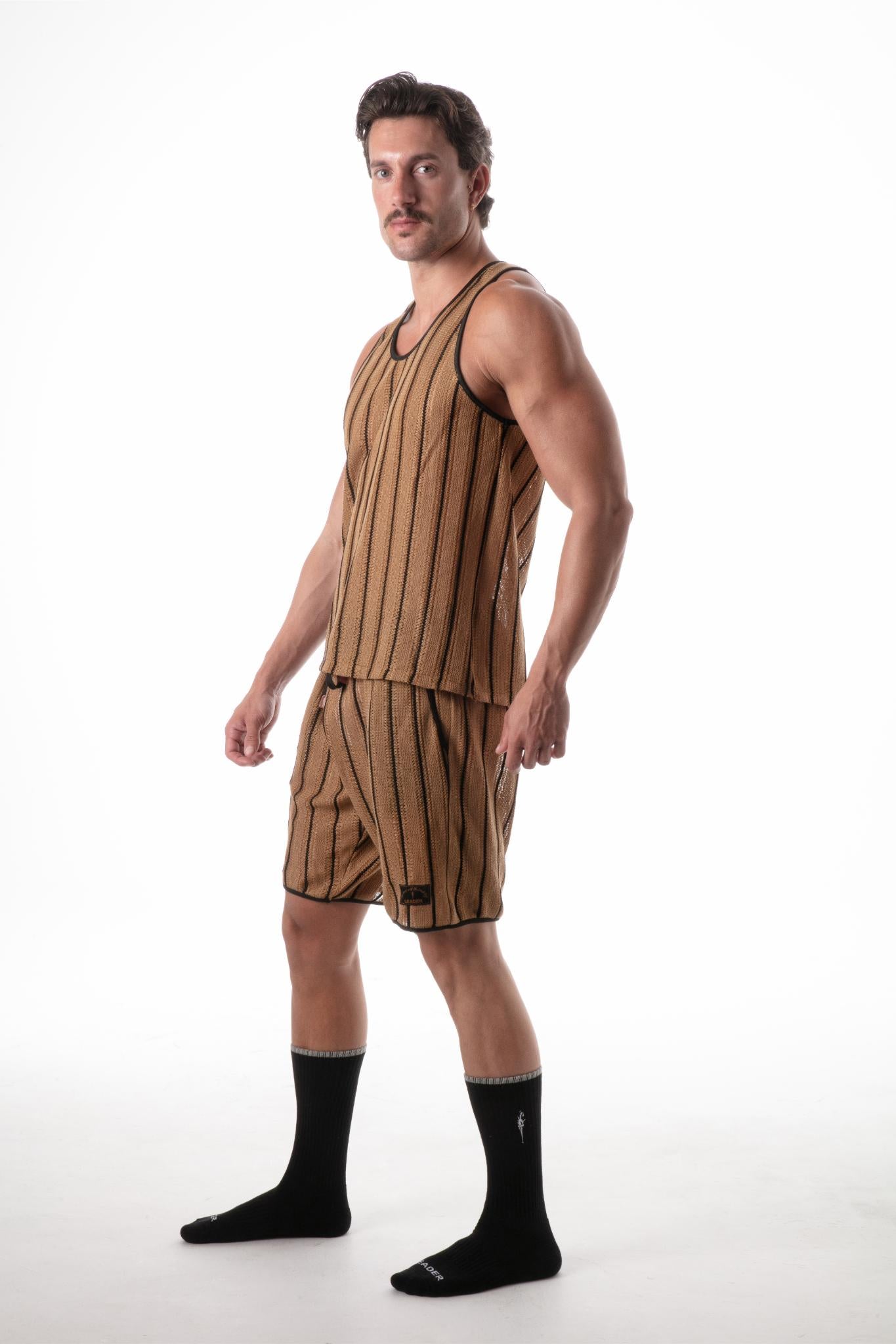 Wanderlust Knit Tank Top Camel