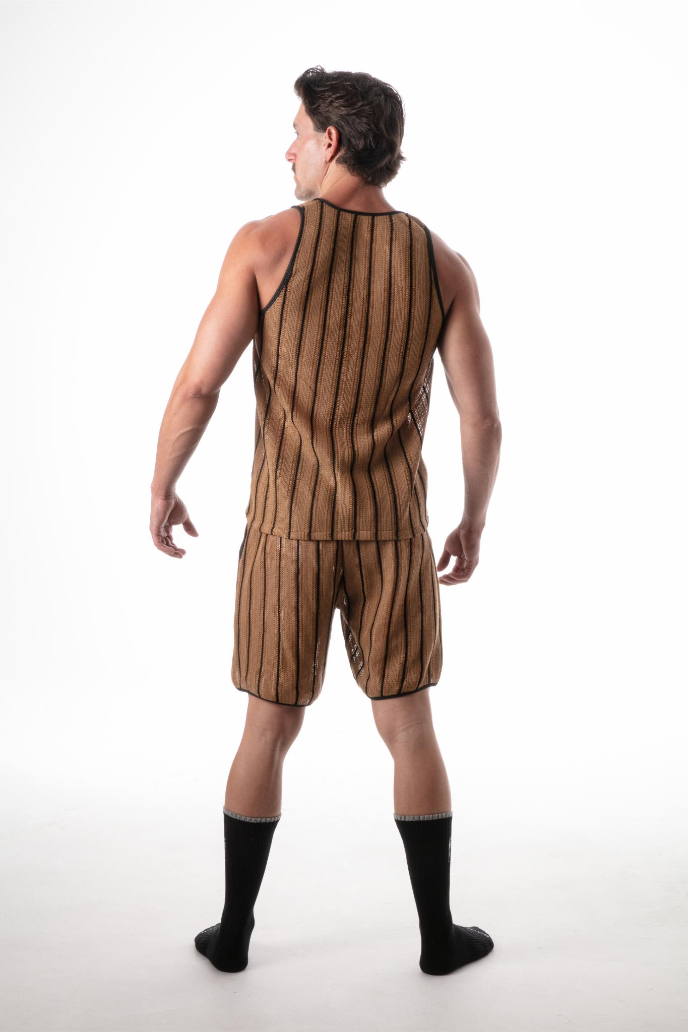 Wanderlust Knit Tank Top Camel
