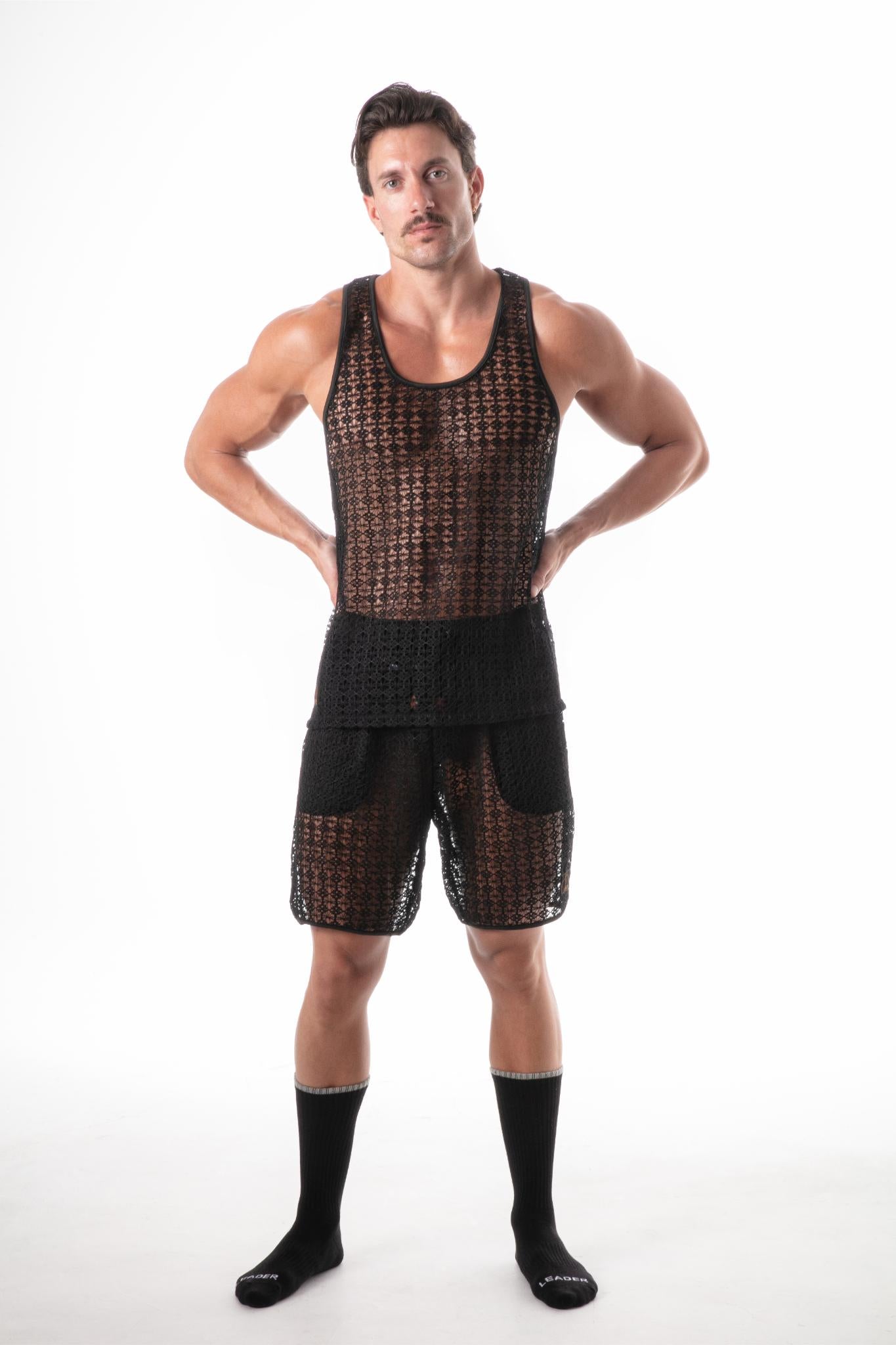 Cruise Knit Tank Top Black