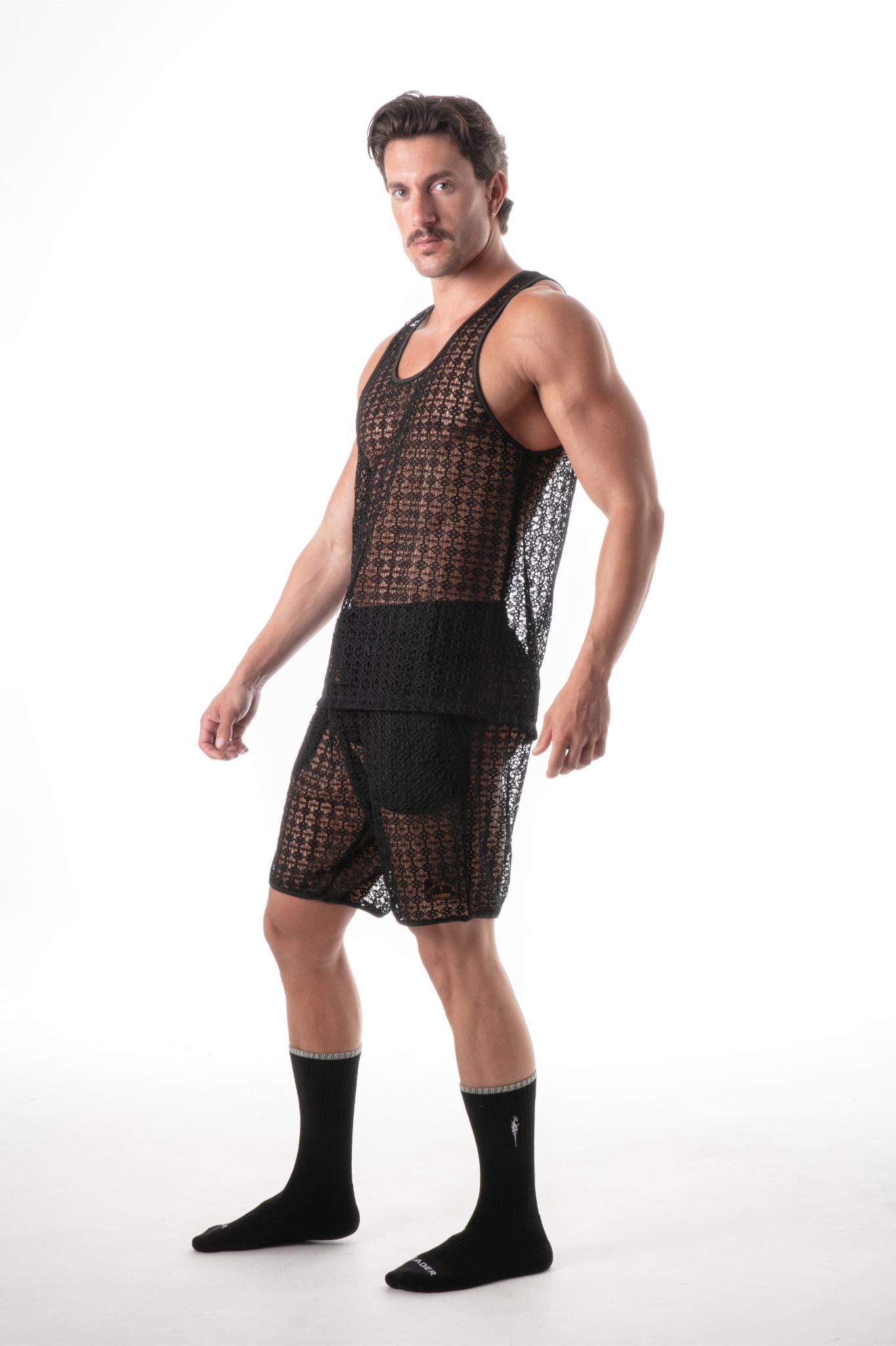 Cruise Knit Tank Top Black