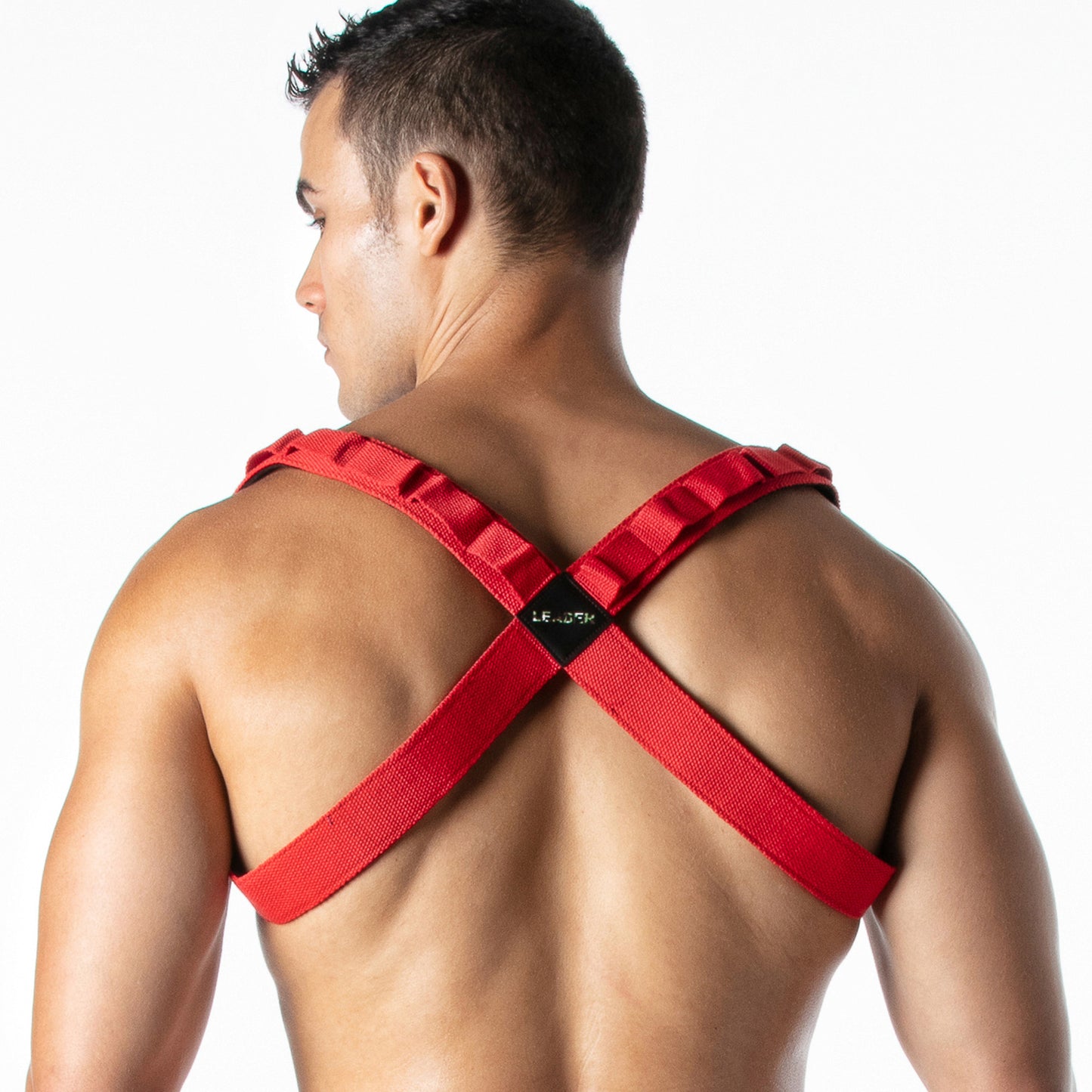 Combat Fetish Harness Red