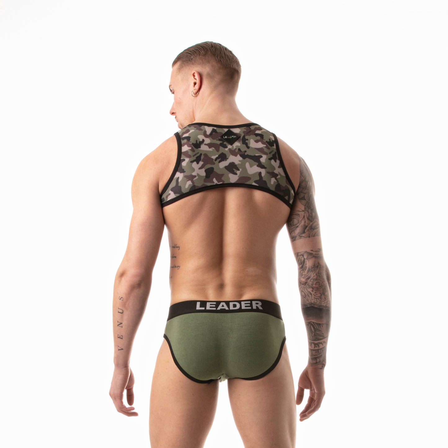 Camo Print Warrior Harness Black