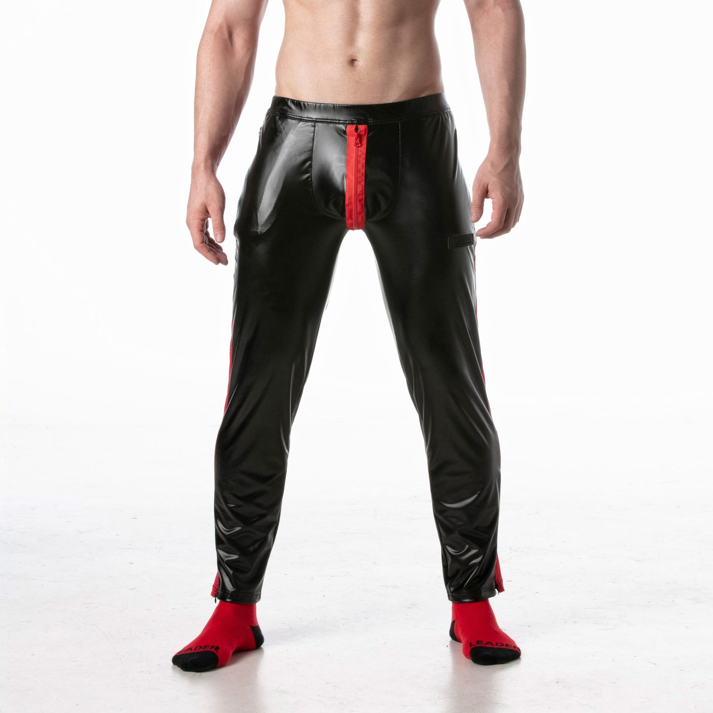 Brut Zipper Pants Red