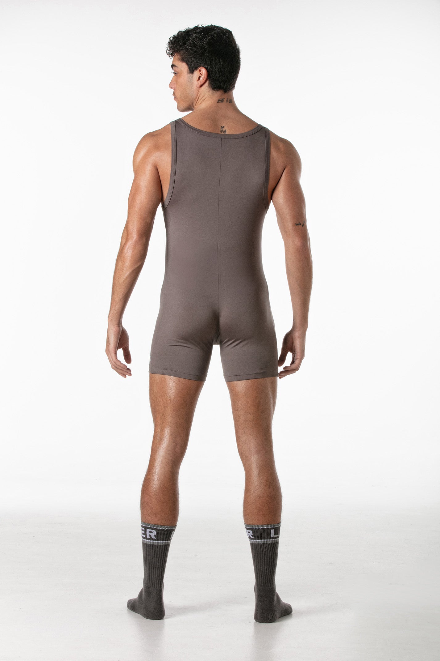 Sports Singlet Taupe