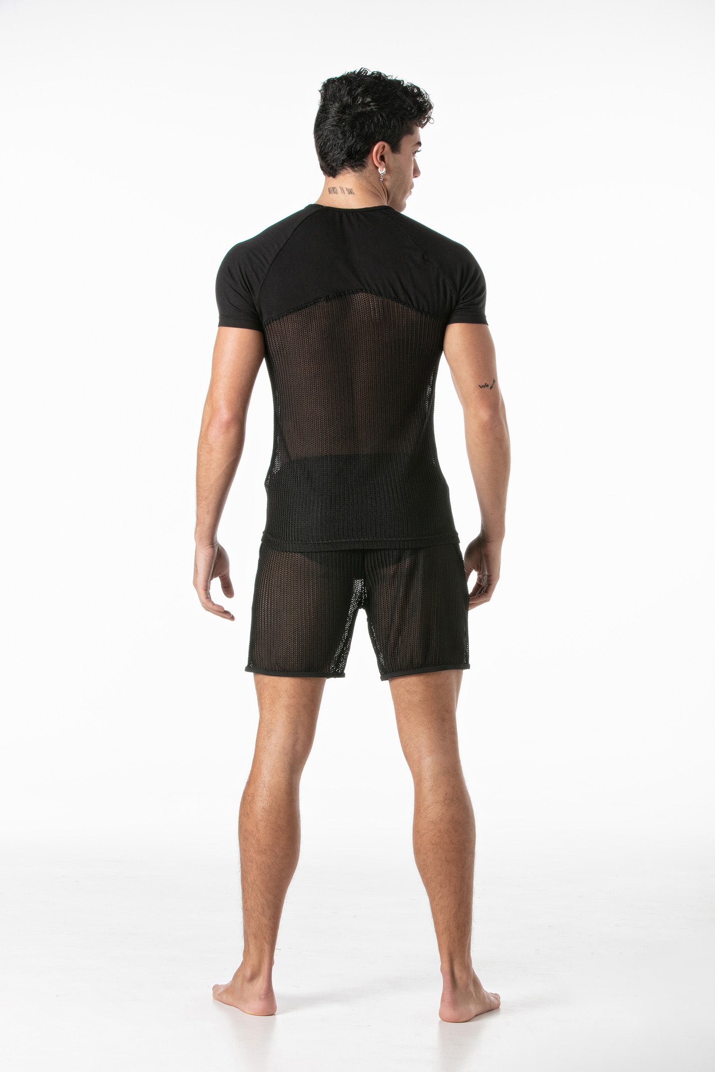 Invictus Mesh T Shirt Black