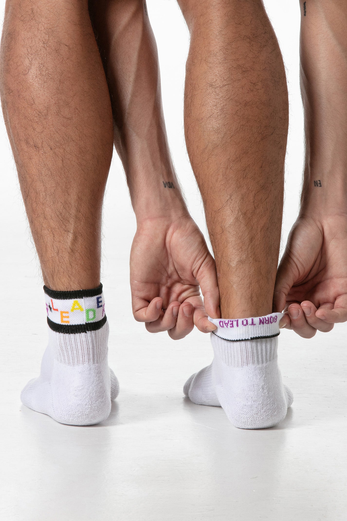 Pride Ankle Socks White