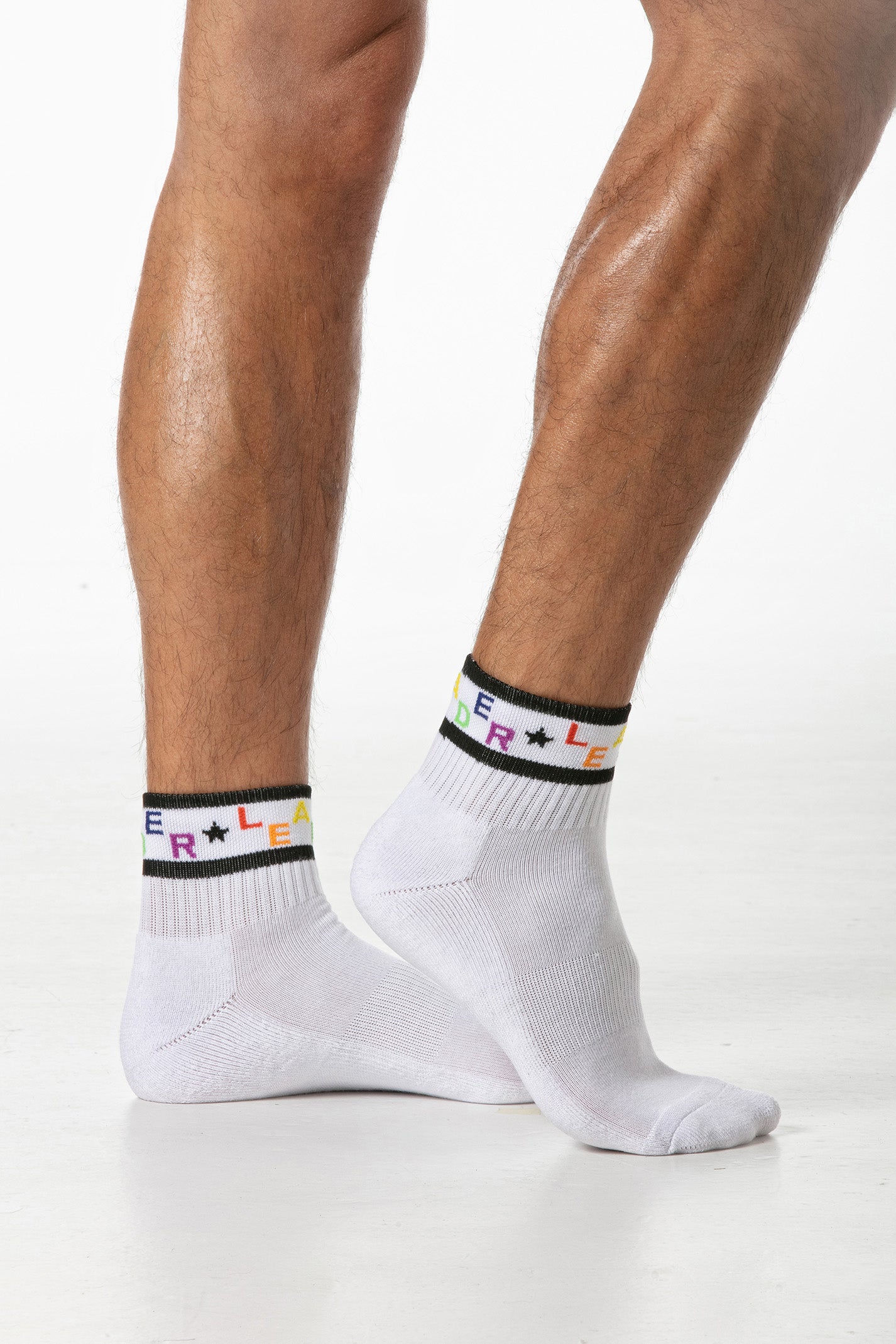 Pride Ankle Socks White