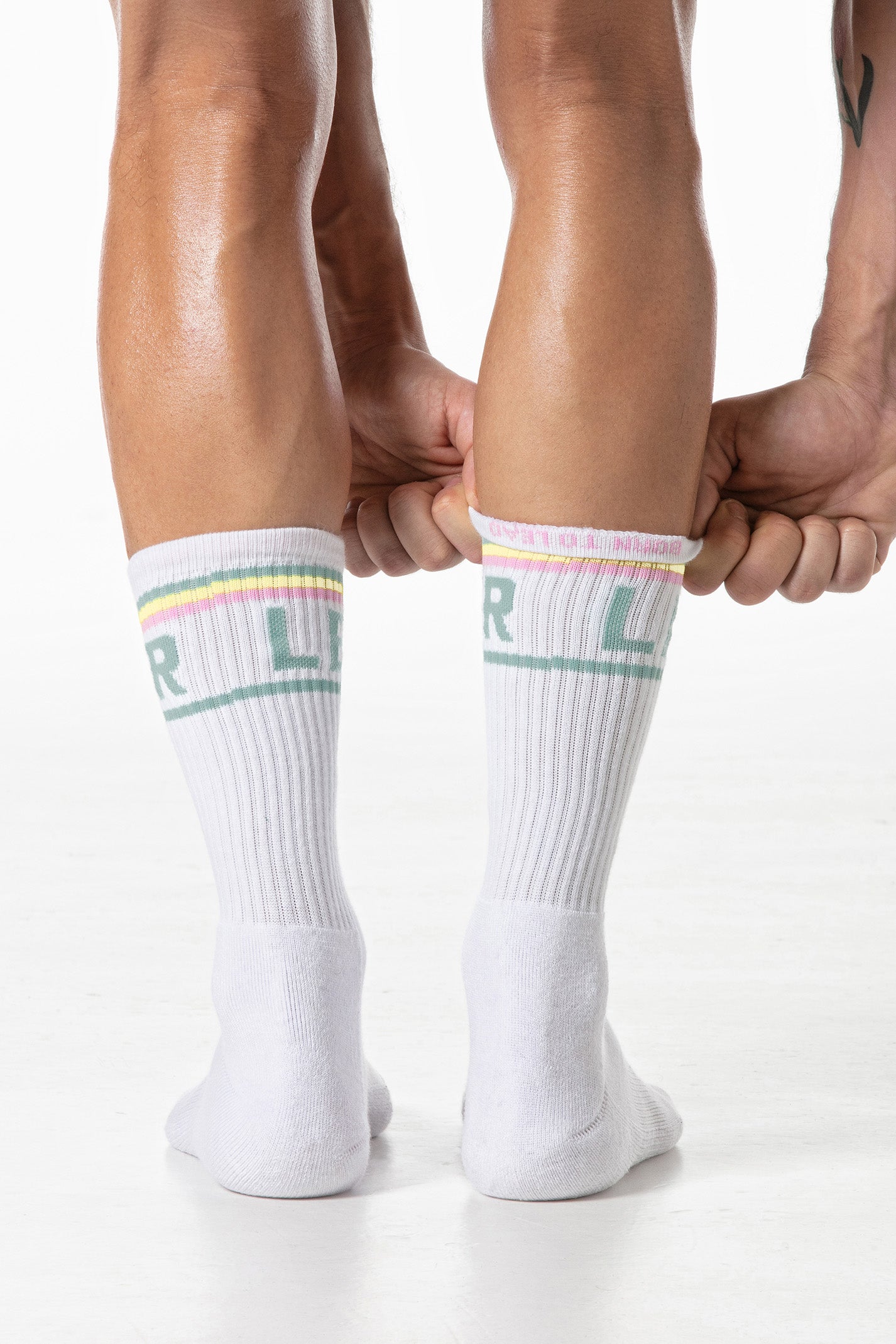 Candy Crew Socks White