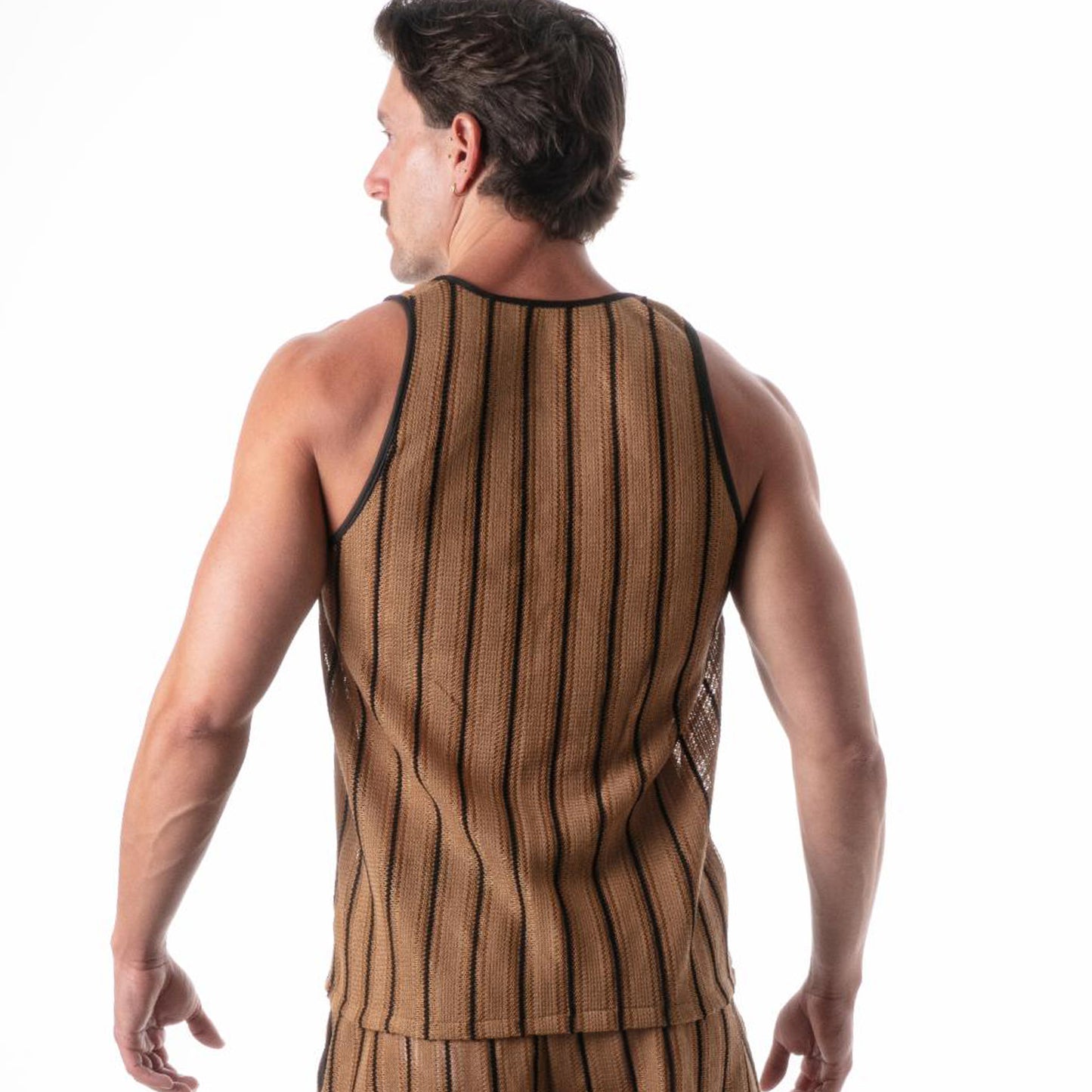 Wanderlust Knit Tank Top Camel
