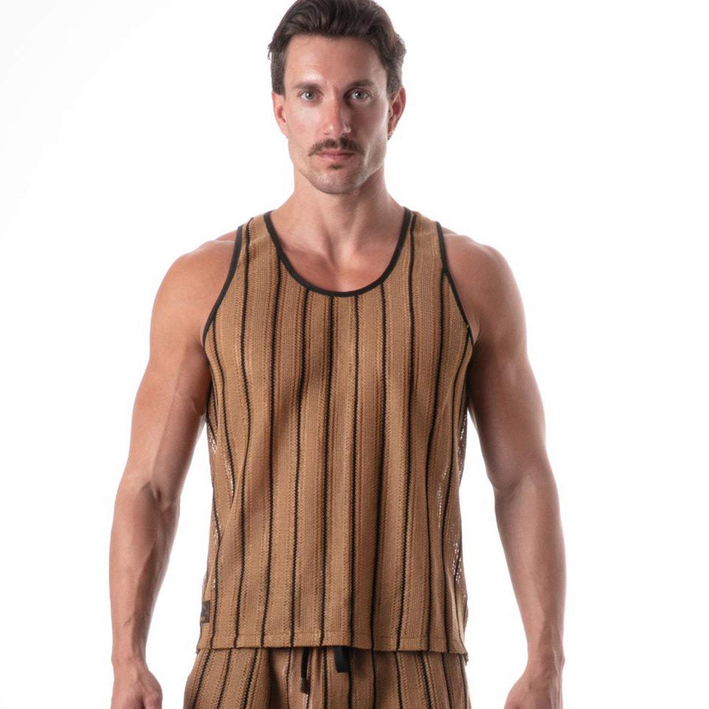 Wanderlust Knit Tank Top Camel