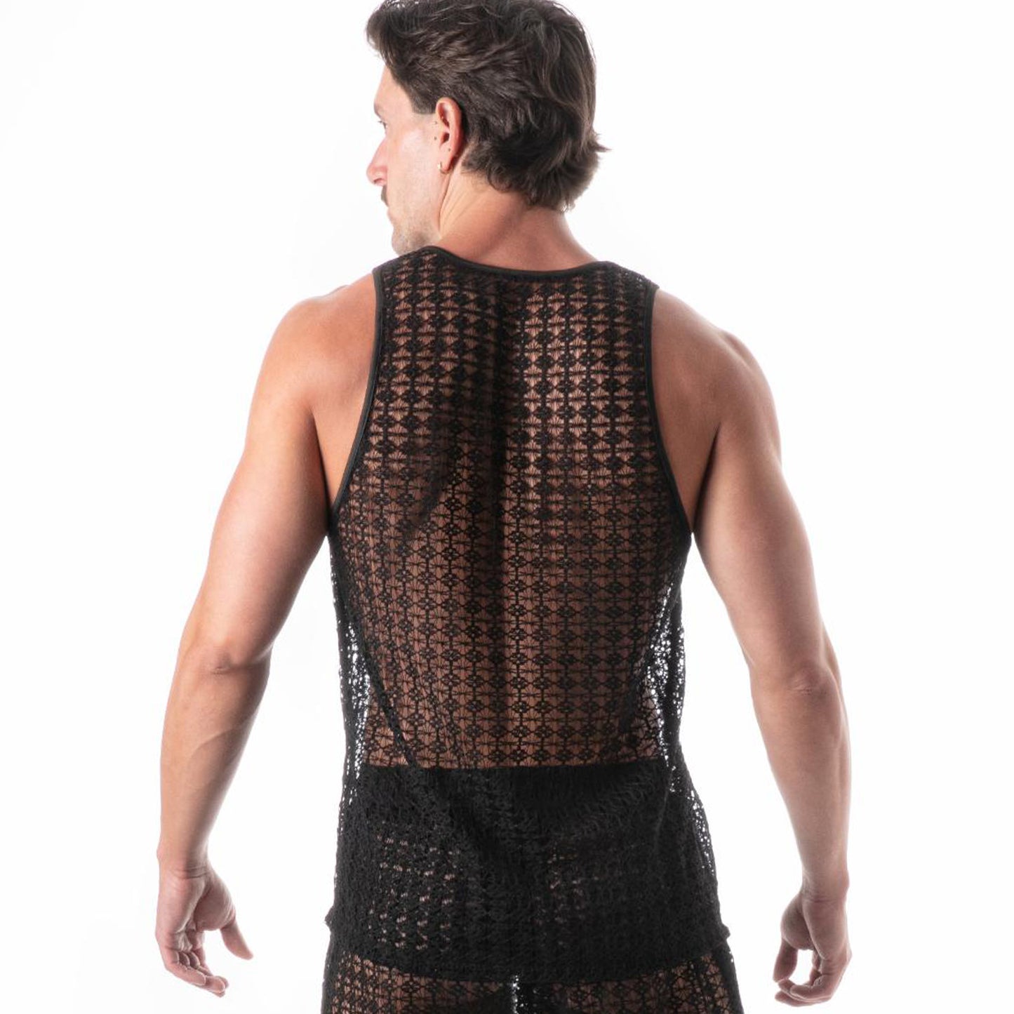 Cruise Knit Tank Top Black