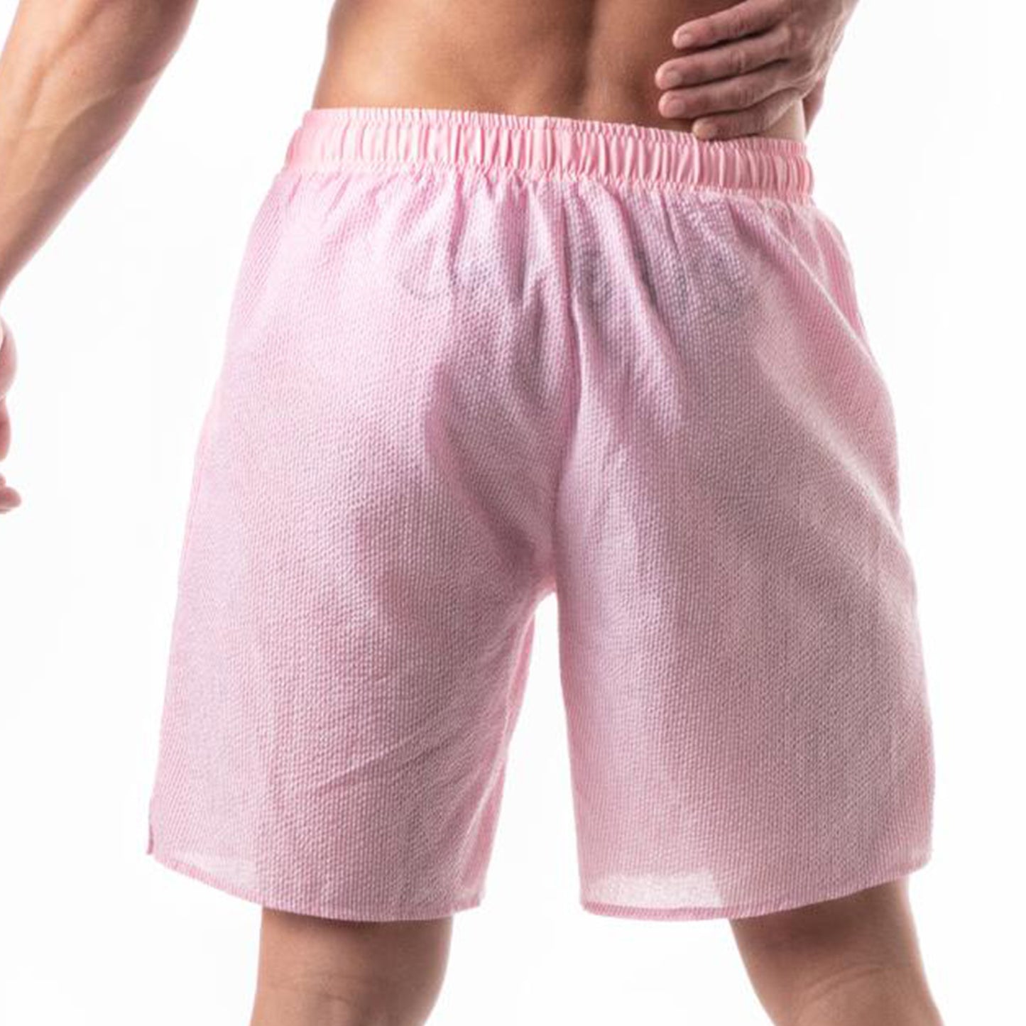 Jet Set Stripe Shorts Pink