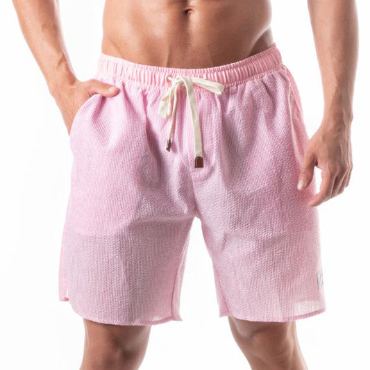 Jet Set Stripe Shorts Pink