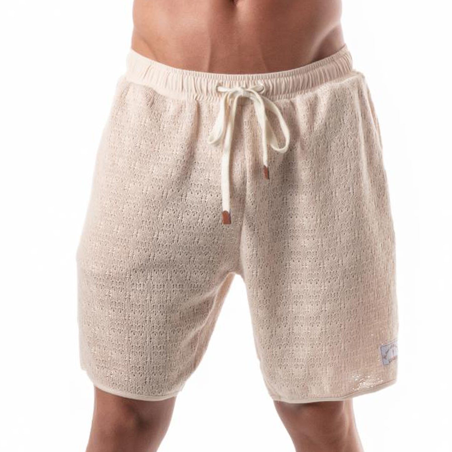 Resort Knit Shorts Cream