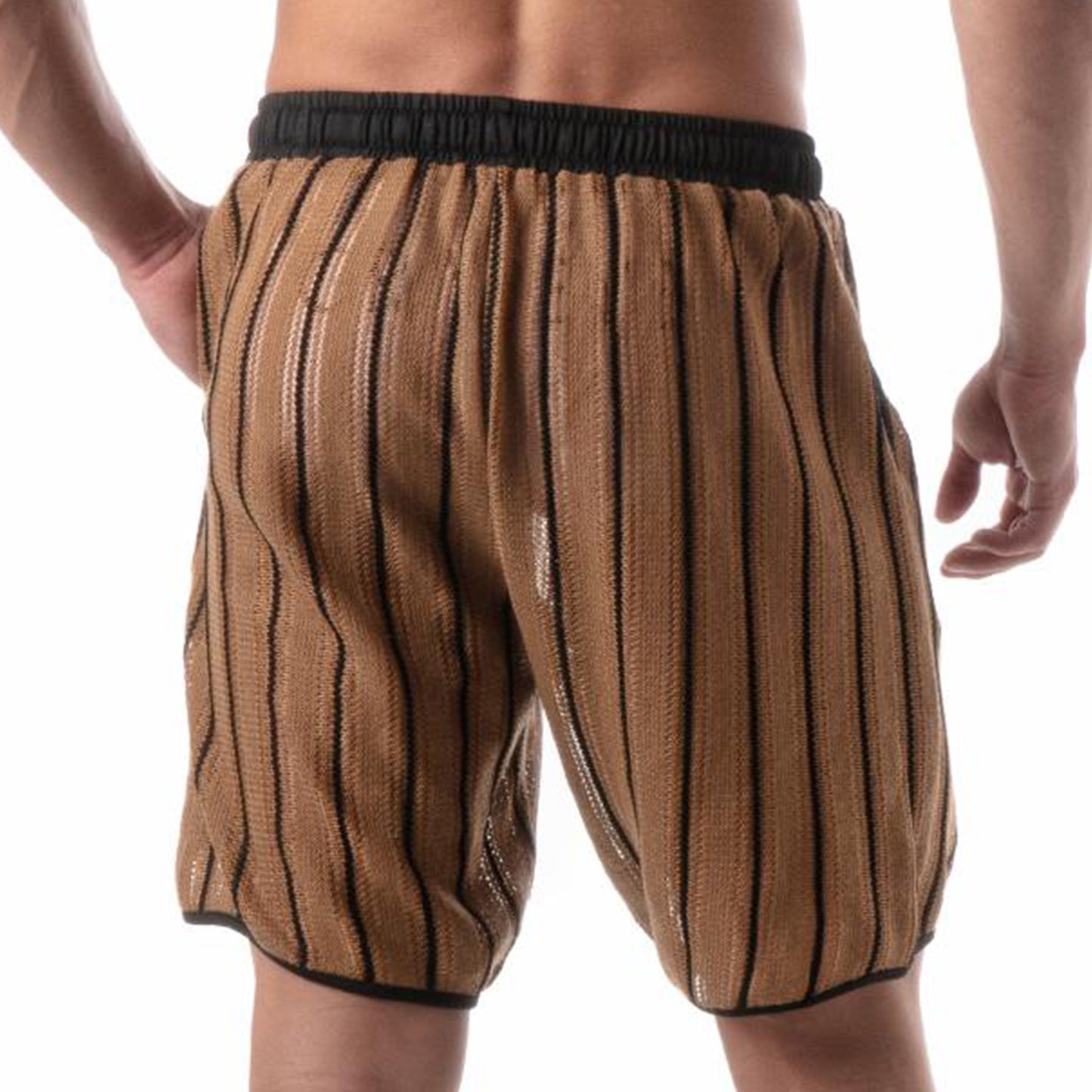 Wanderlust Knit Shorts Camel
