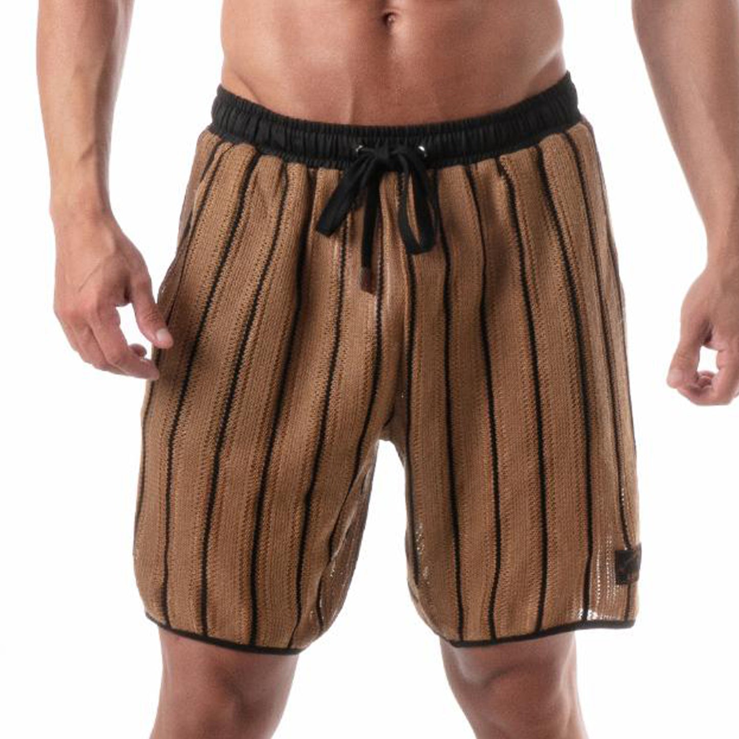 Wanderlust Knit Shorts Camel
