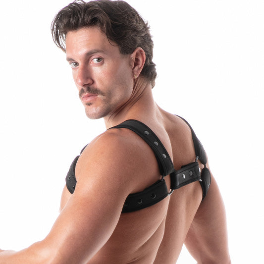Neoprene Harness Black w/ Black Trim