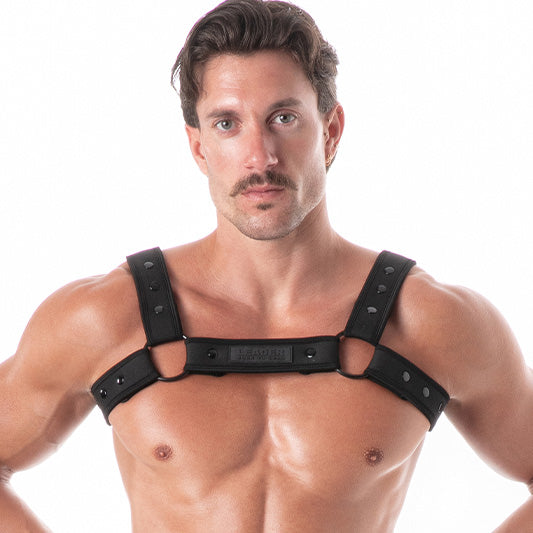 Neoprene Harness Black w/ Black Trim