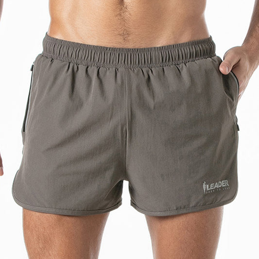 Sports Gym Shorts Taupe