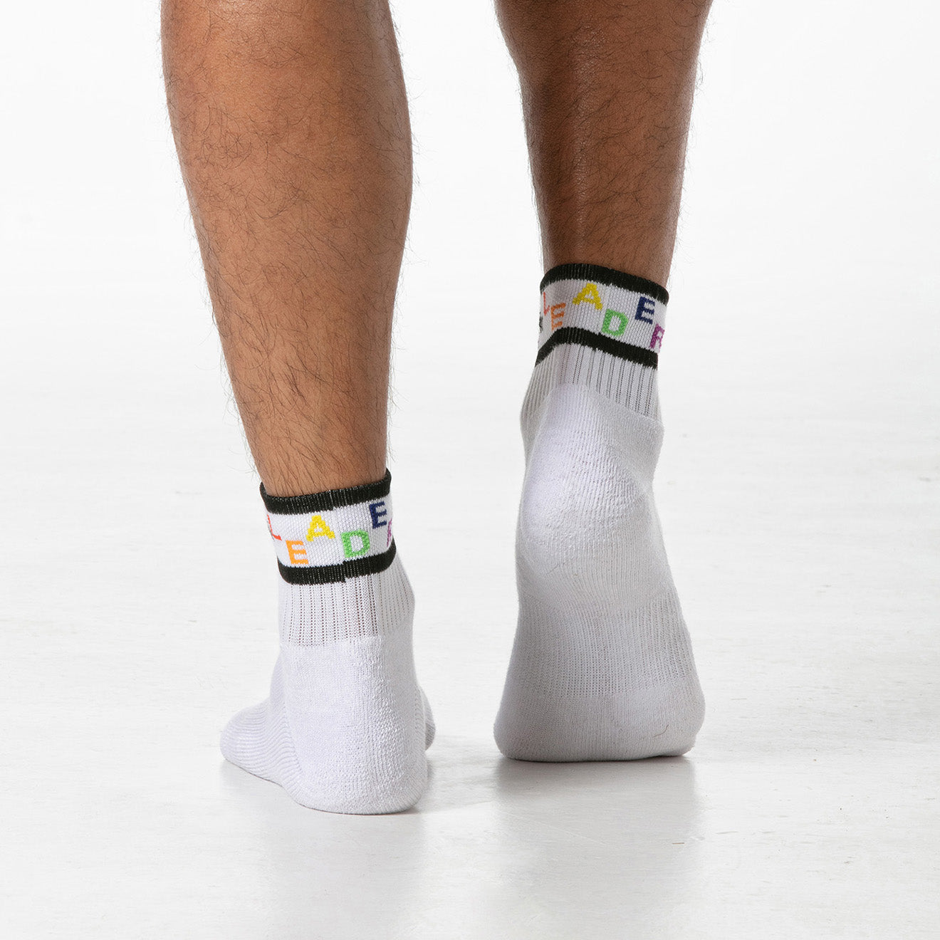 Pride Ankle Socks White