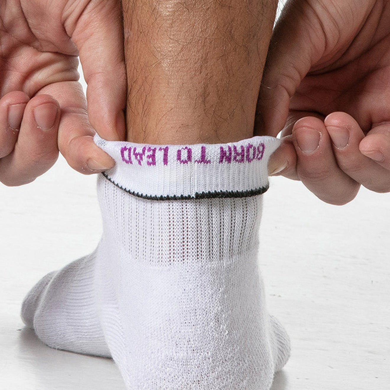 Pride Ankle Socks White