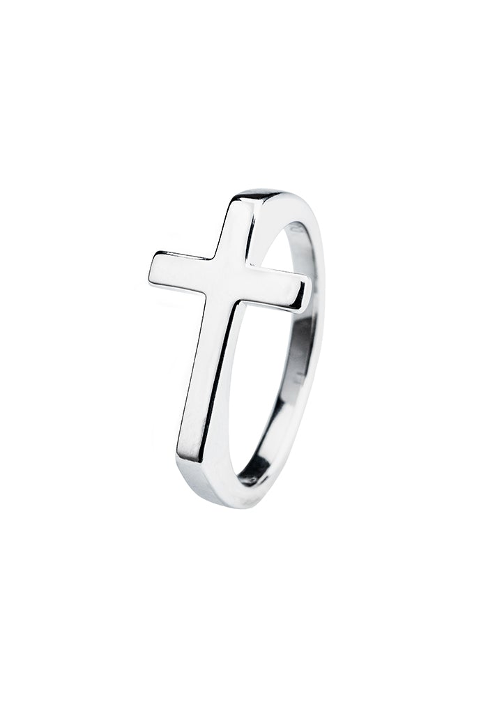 Cross Ring - Silver