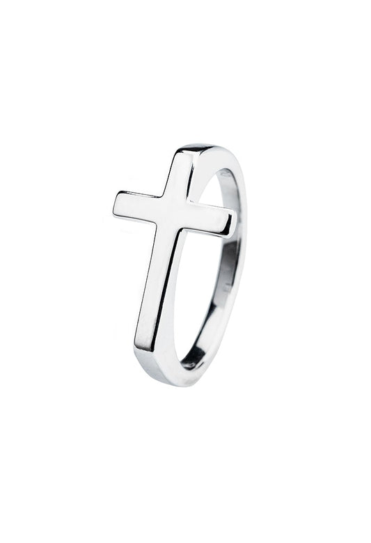 Cross Ring - Silver