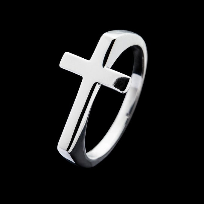 Cross Ring - Silver