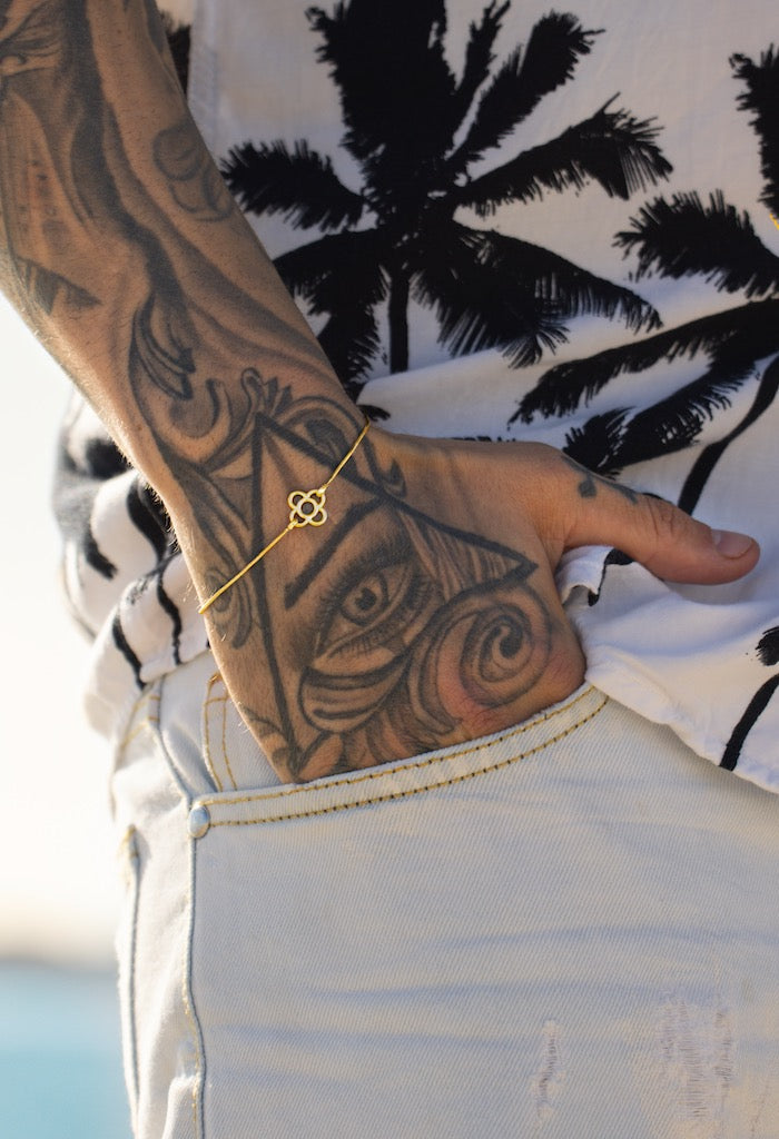 Barcelona Flower Bracelet - Gold