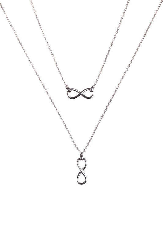 Infinity Necklace - Silver