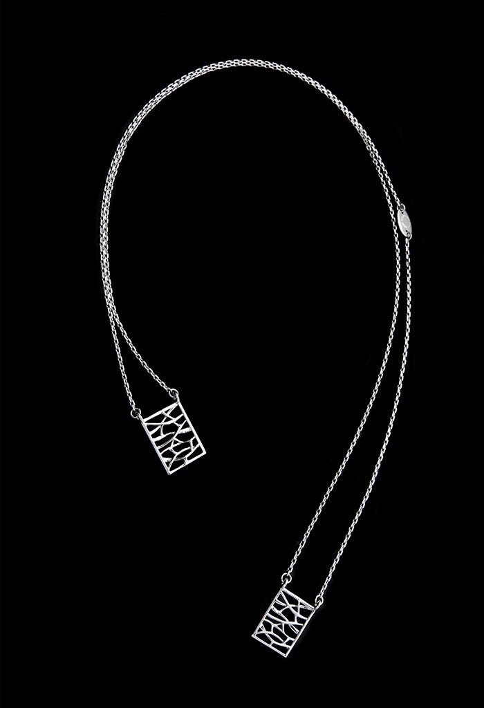 Design Nature Balance Double Pendant Guardian Scapular Silver Necklace 925 Sterling Jewelry Present From Barcelona Protecting Talisman Escapulario Gay For Man Unisex 2