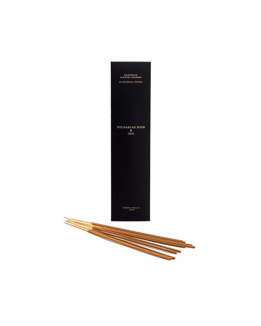 Incense / Incienso 9" Bulgarian Rose & Oud (20 Sticks / Varillas)