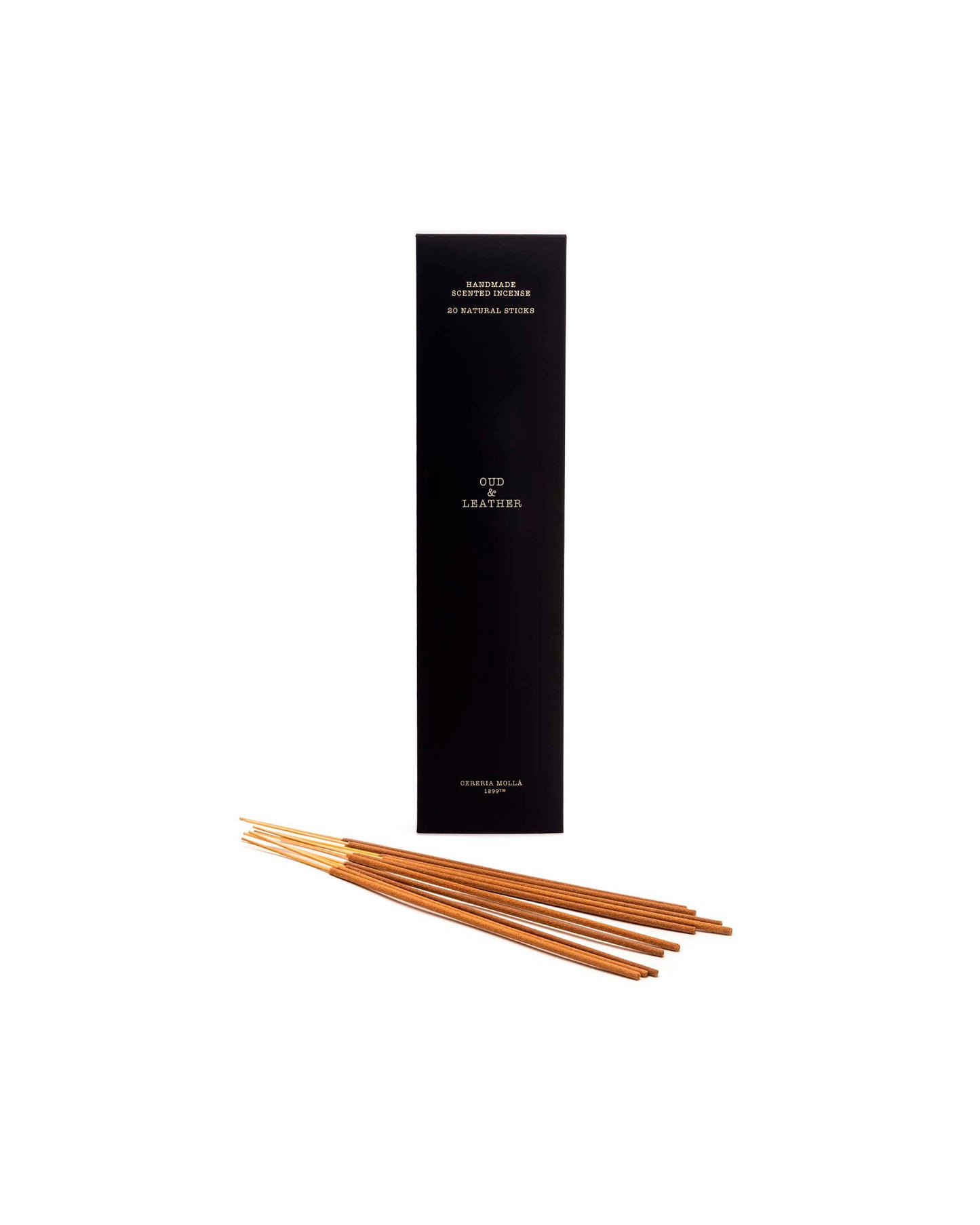 Incense / Incienso 9" Oud & Leather (20 Sticks / Varillas)