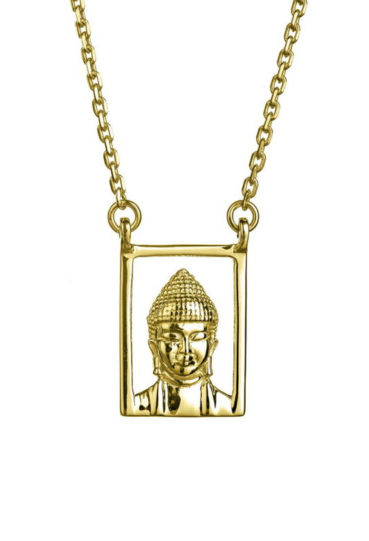 Buddha / Om Scapular - Gold