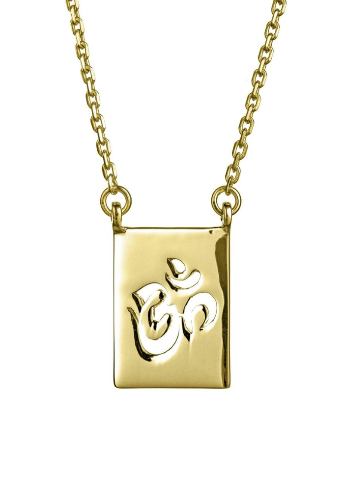 Buddha / Om Scapular - Gold