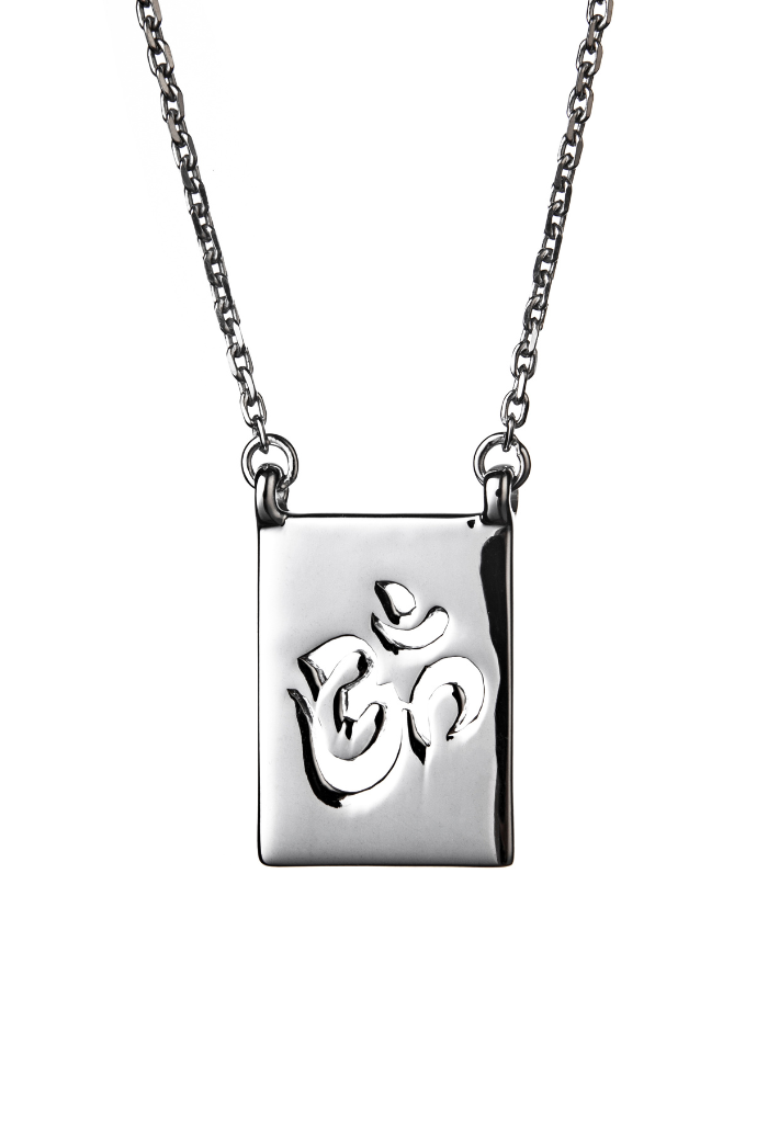 Buddha / Om Scapular - Silver