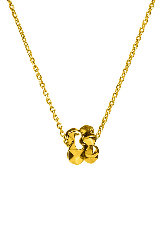 Circles of Life Necklace - Gold