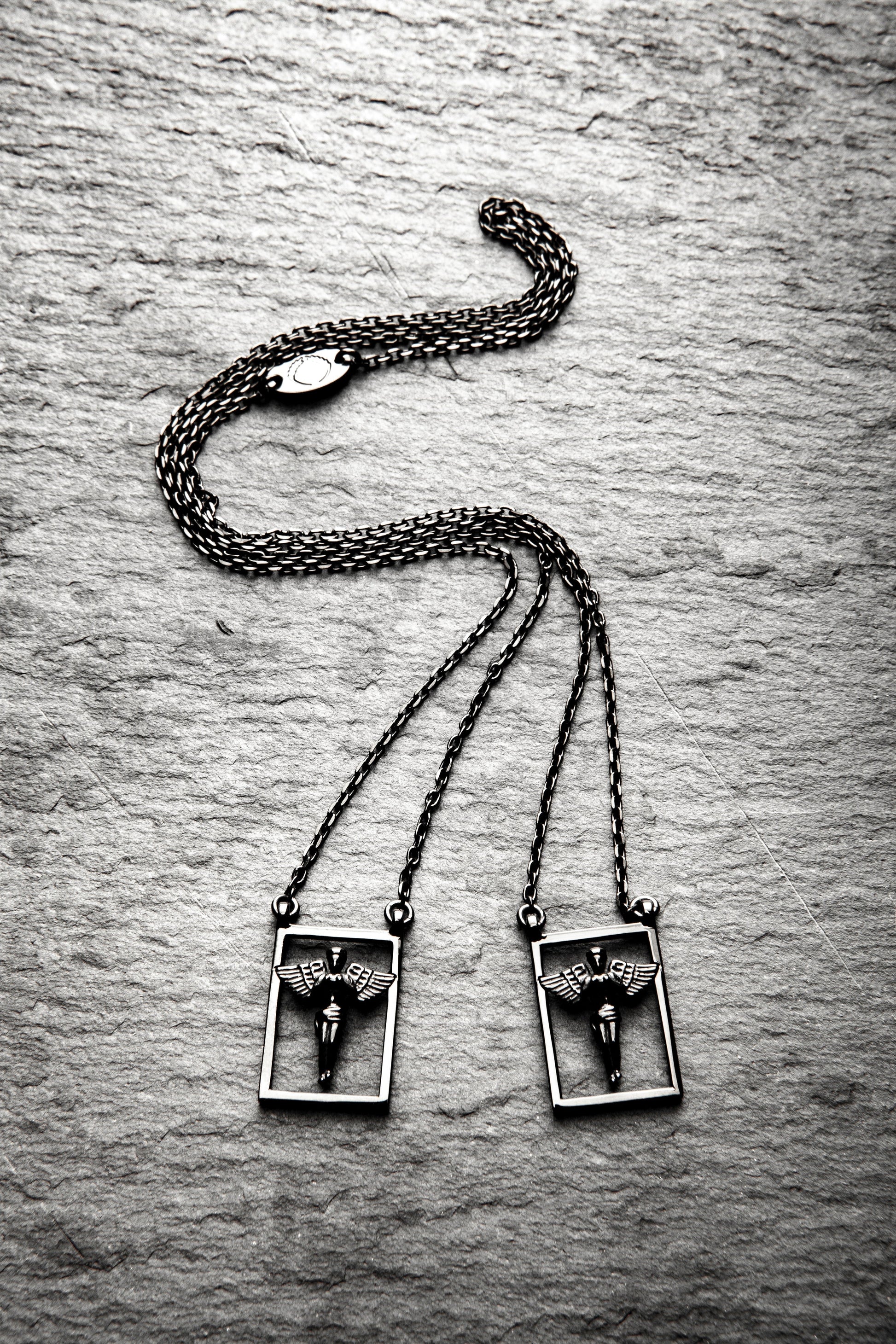 Black Angel Necklace - DUEROS