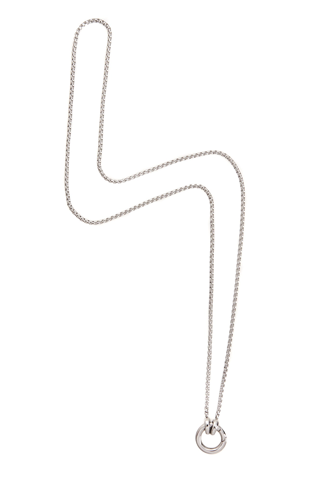 Ring Boxchain Necklace - Stainless Steel