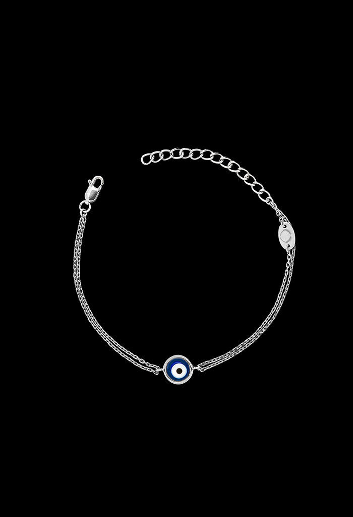 Evil Eye Bracelet - Silver