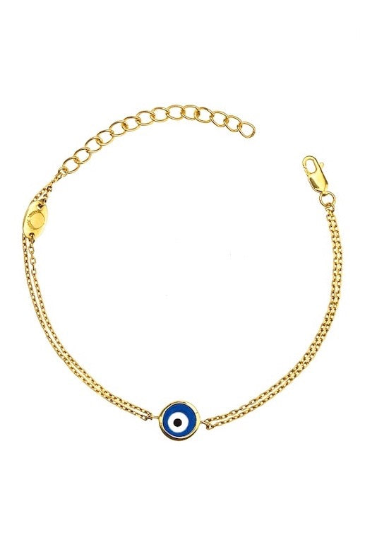 Evil Eye Bracelet - Gold
